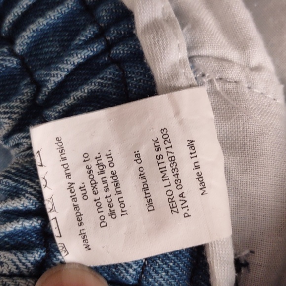 Bonsai Size Small Griffin Blue Button Fly Stretch Waist Jeans - Picture 10 of 16